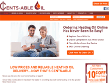 Tablet Screenshot of centsableoil.com